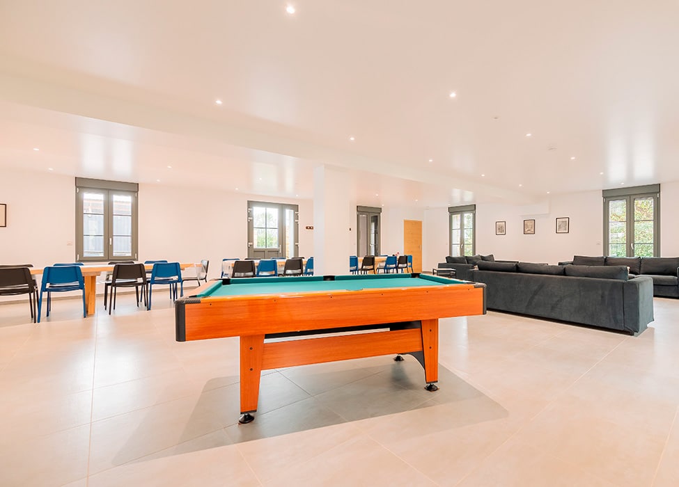 Coin billard - Gite le Relais de Poste